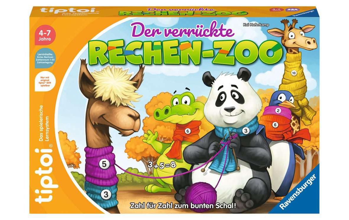 Ravensburger Spiel »tiptoi Der verrückte Rechen-Zoo« von Ravensburger