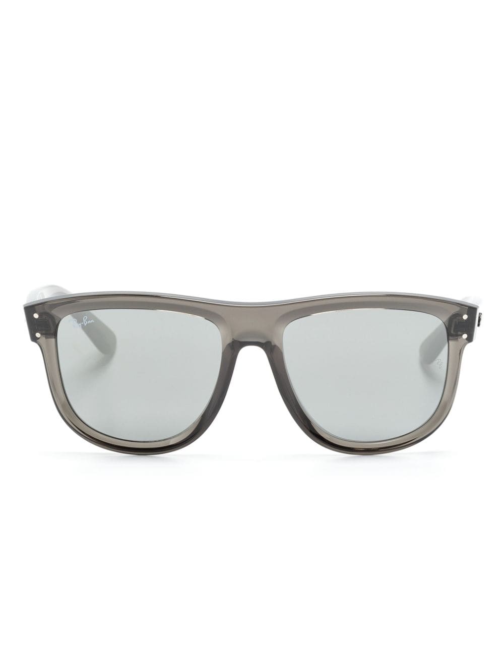 Ray-Ban Boyfriend Reverse square-frame sunglasses - Grey von Ray-Ban