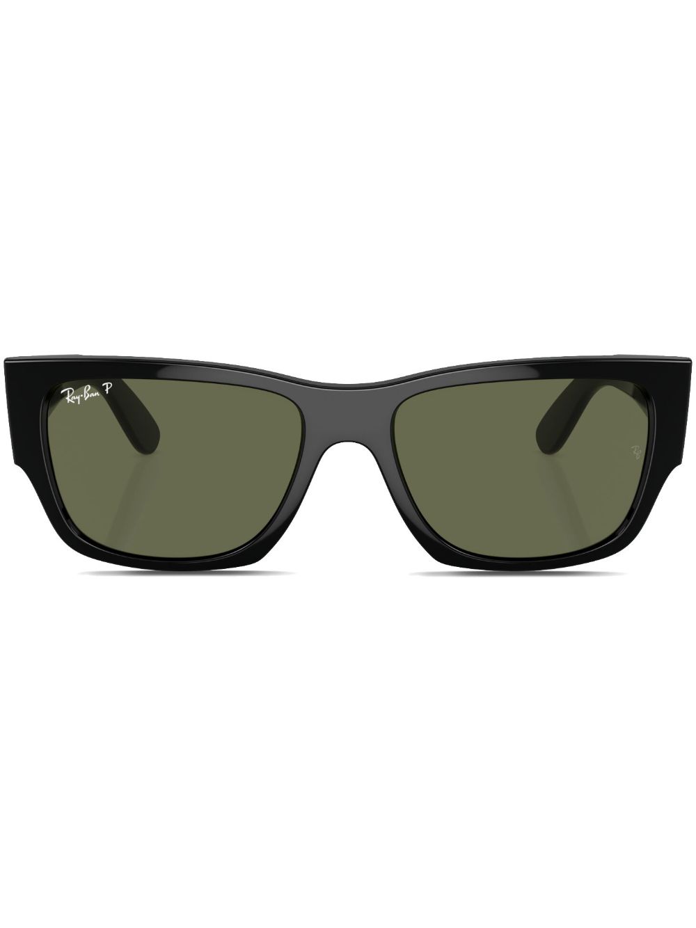 Ray-Ban Carlos rectangle-frame sunglasses - Black von Ray-Ban