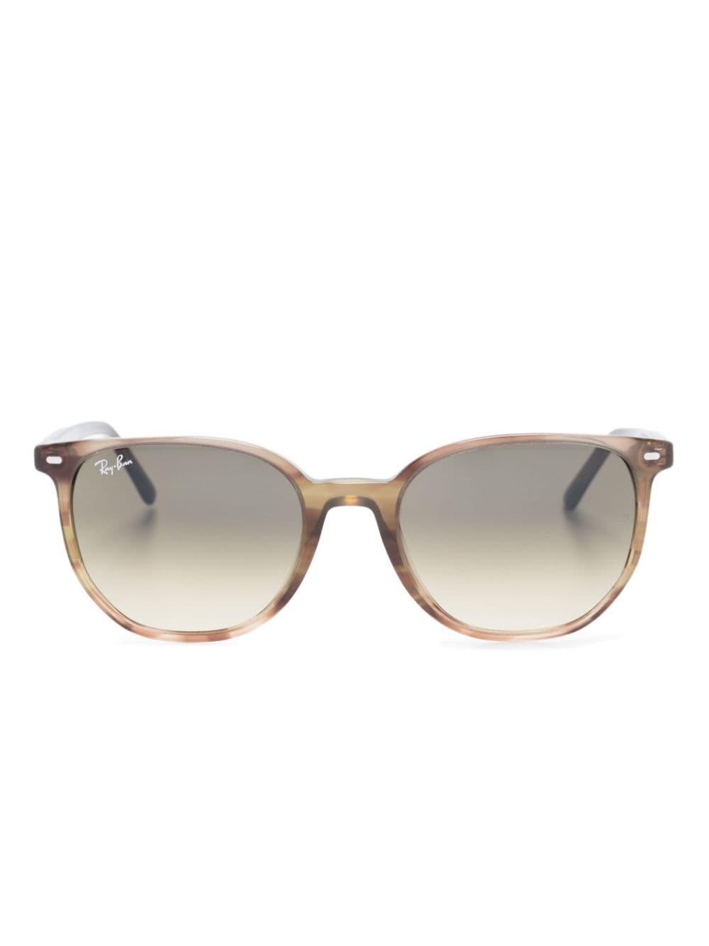 Ray-Ban Elliot geometric-frame sunglasses - Brown von Ray-Ban