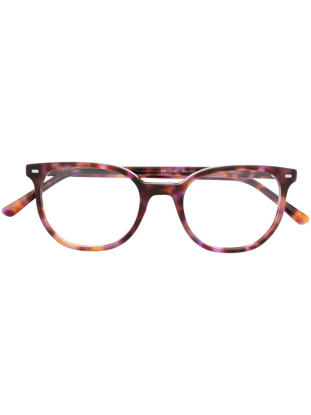 Ray-Ban Elliot square-frame optical glasses - Brown von Ray-Ban