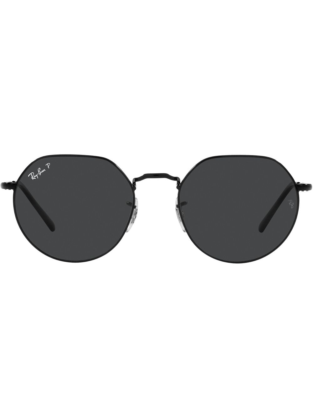 Ray-Ban Jack round-frame sunglasses - Black von Ray-Ban
