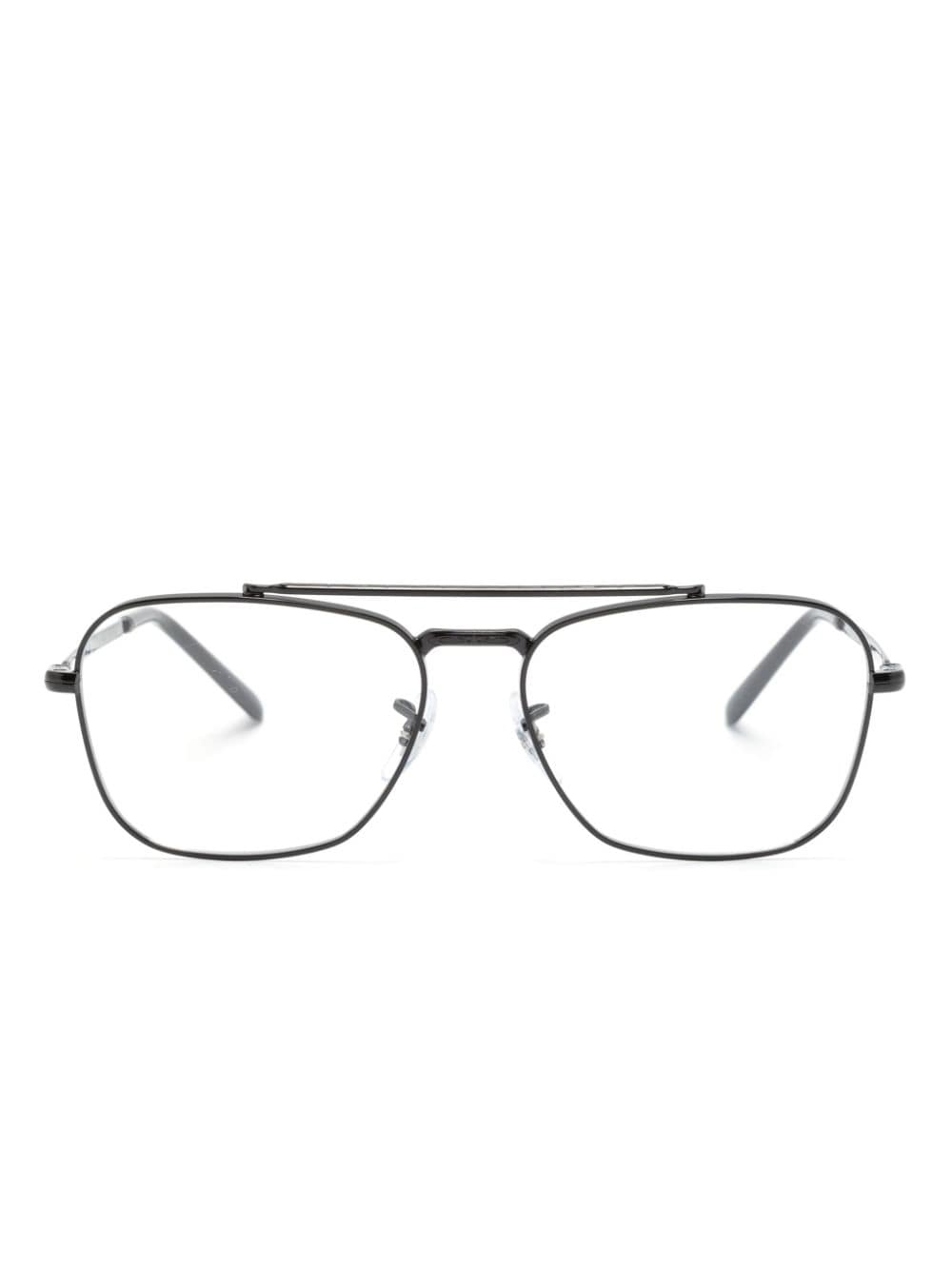 Ray-Ban New caravan square-frame glasses - Black von Ray-Ban