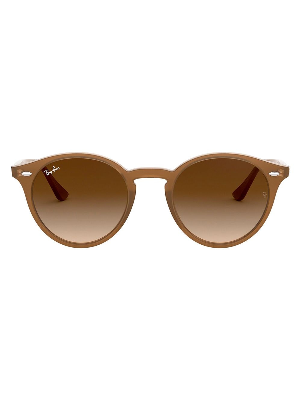 Ray-Ban RB2180 round-frame sunglasses - Brown von Ray-Ban