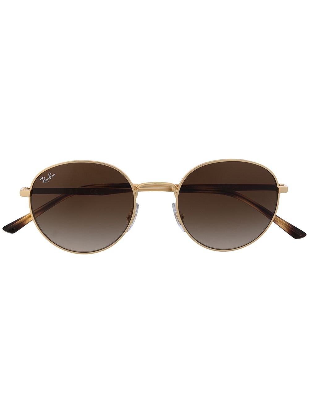 Ray-Ban RB3681 round-frame sunglasses - Brown von Ray-Ban