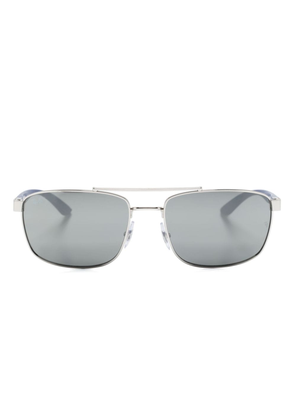 Ray-Ban RB3737 rectangle-frame sunglasses - Silver von Ray-Ban
