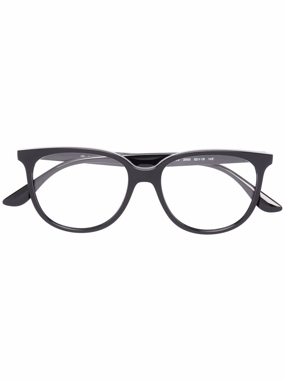 Ray-Ban RB4378 square-frame glasses - Black von Ray-Ban
