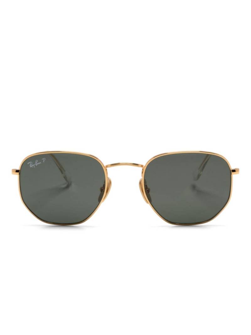 Ray-Ban RB8148 hexagonal-shape sunglasses - Gold von Ray-Ban