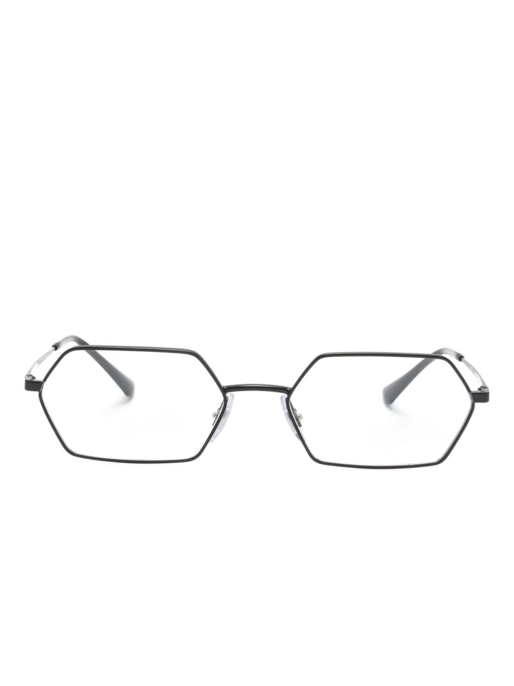 Ray-Ban Yevi geometric-frame glasses - Black von Ray-Ban