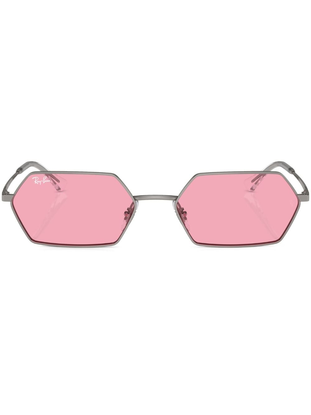 Ray-Ban Yevi geometric-frame sunglasses - Grey von Ray-Ban