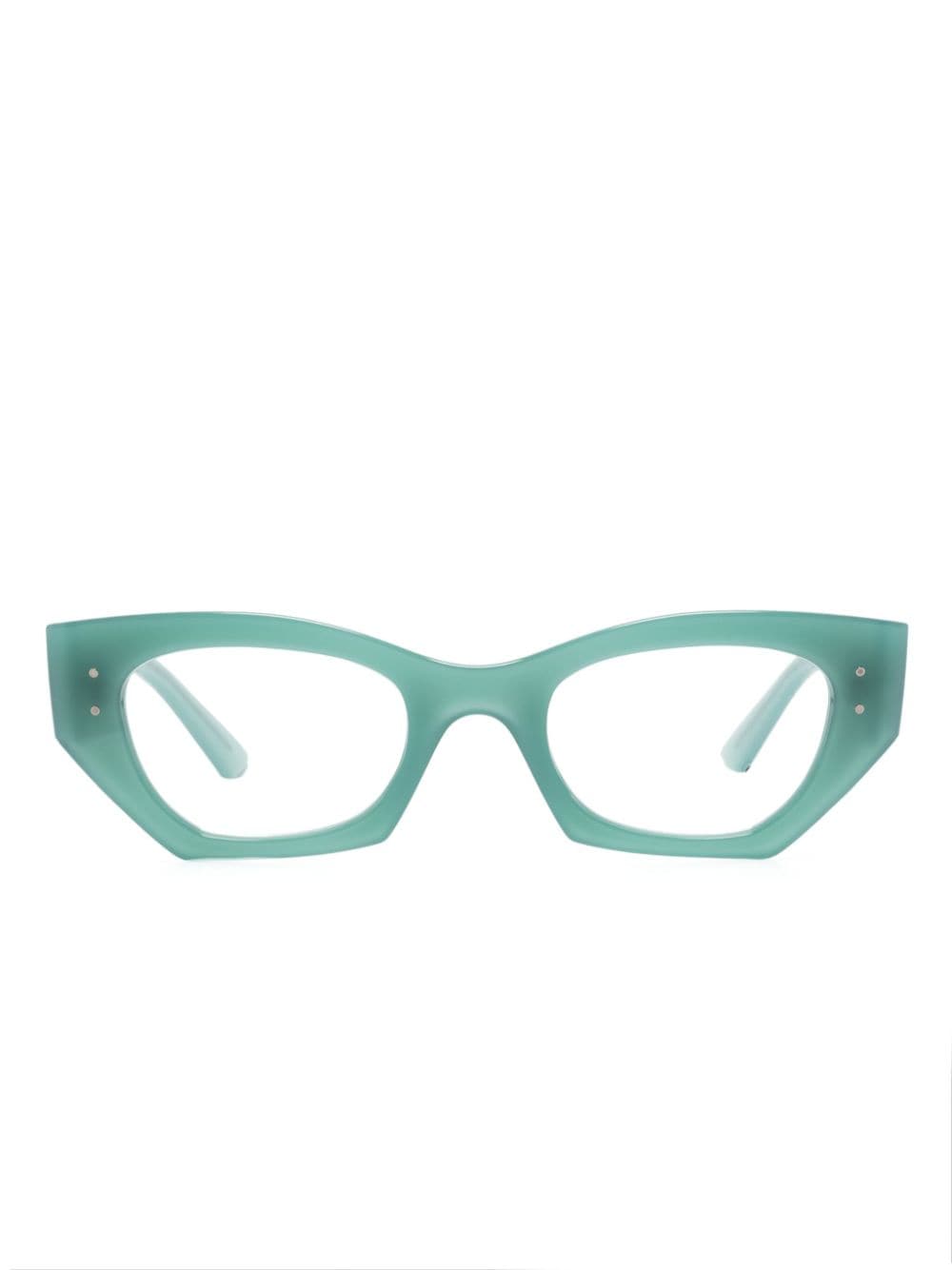 Ray-Ban Zena cat-eye-frame glasses - Green von Ray-Ban