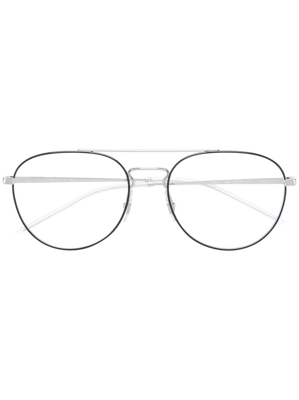 Ray-Ban aviator shaped glasses - White von Ray-Ban