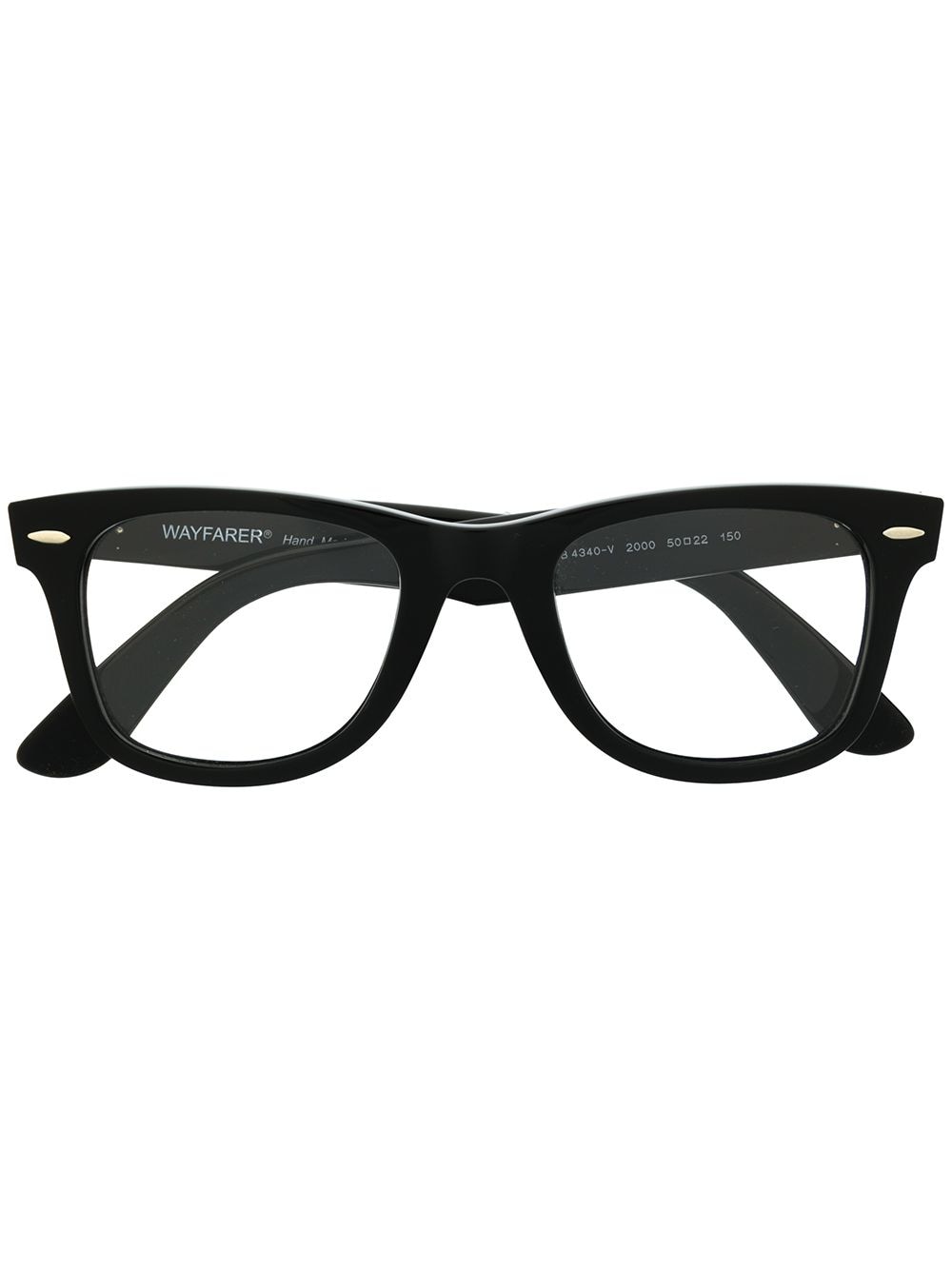 Ray-Ban bold frame glasses - Black von Ray-Ban