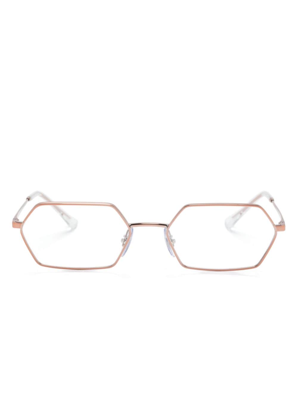 Ray-Ban geometric-frame glasses - Pink von Ray-Ban