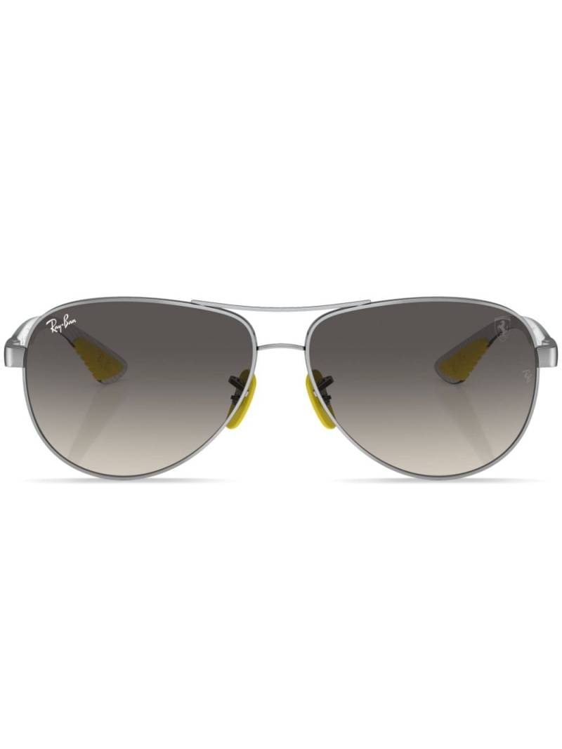 Ray-Ban gradient-lenses aviator-frame sunglasses - Silver von Ray-Ban