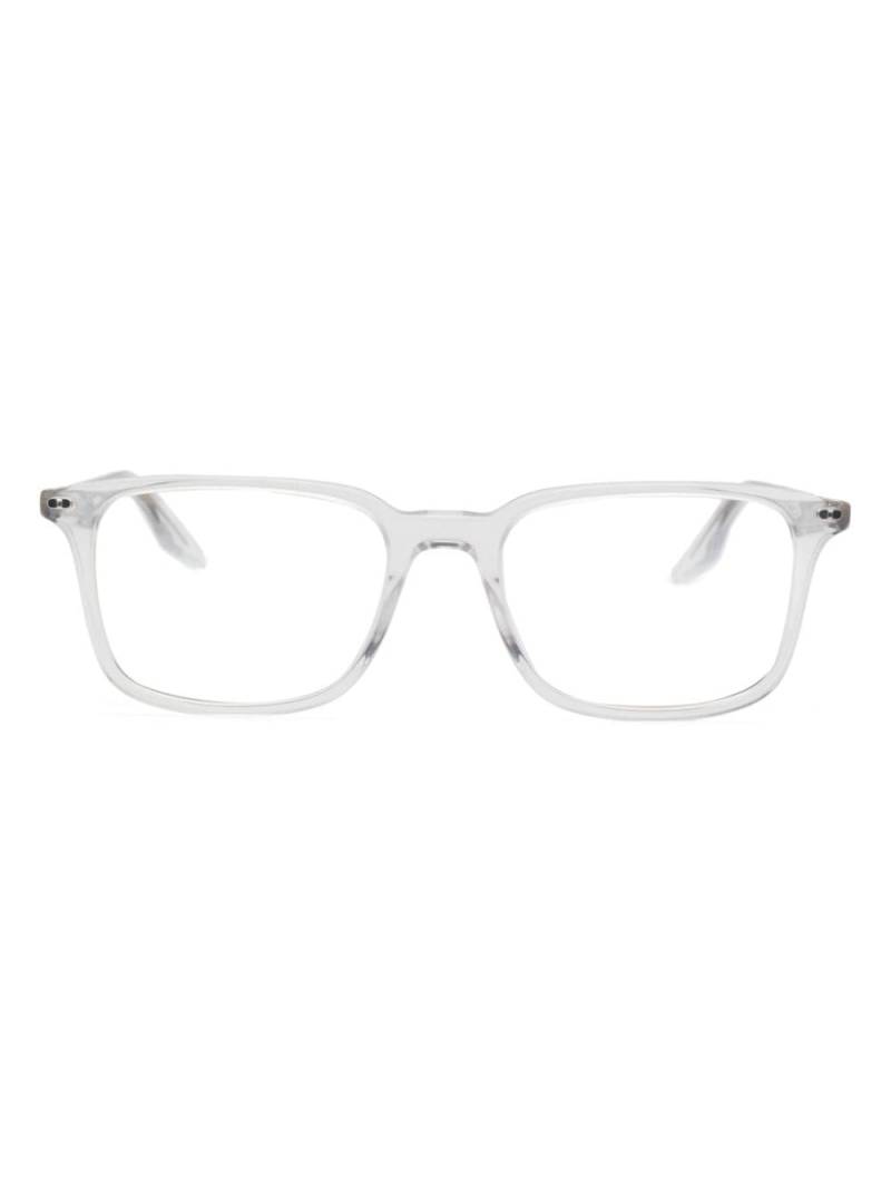 Ray-Ban logo-plaque square-frame glasses - White von Ray-Ban
