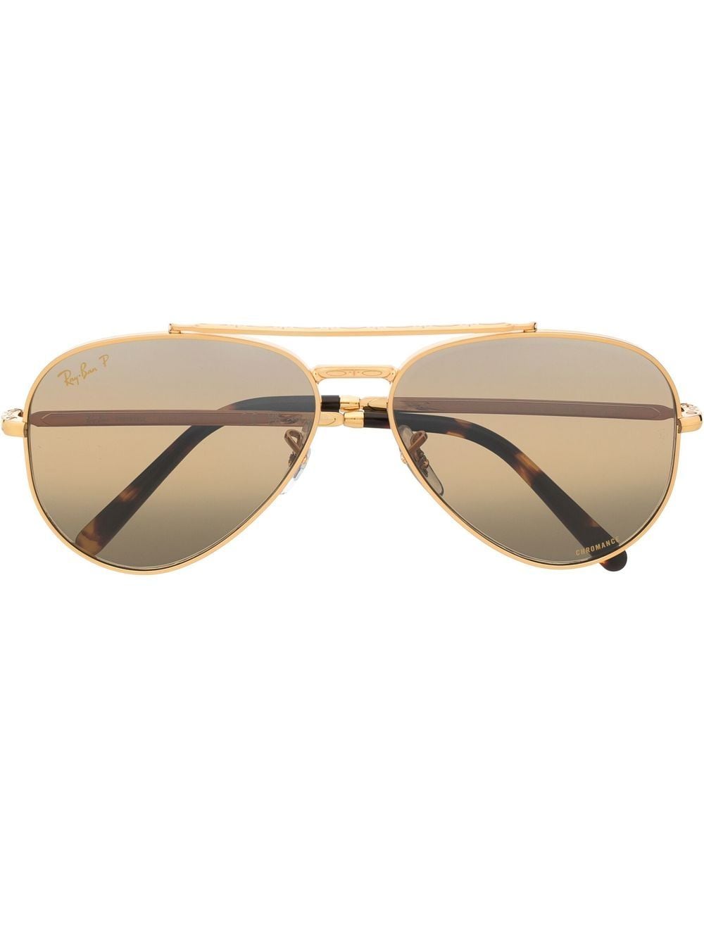 Ray-Ban mirrored-lens aviator sunglasses - Gold von Ray-Ban