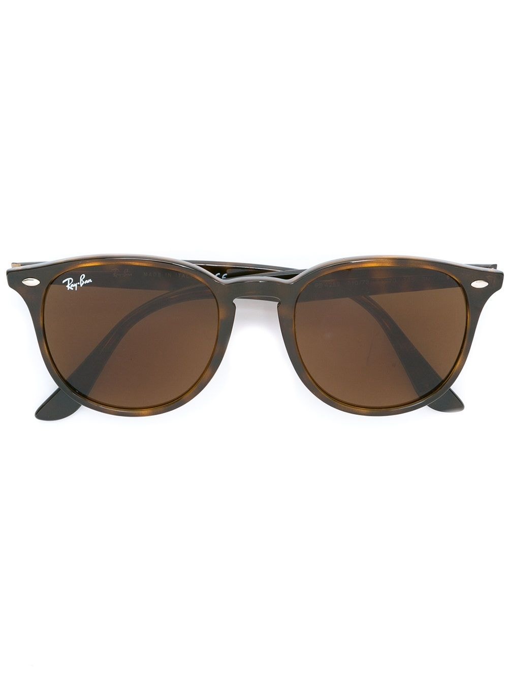 Ray-Ban oval frame sunglasses - Brown von Ray-Ban