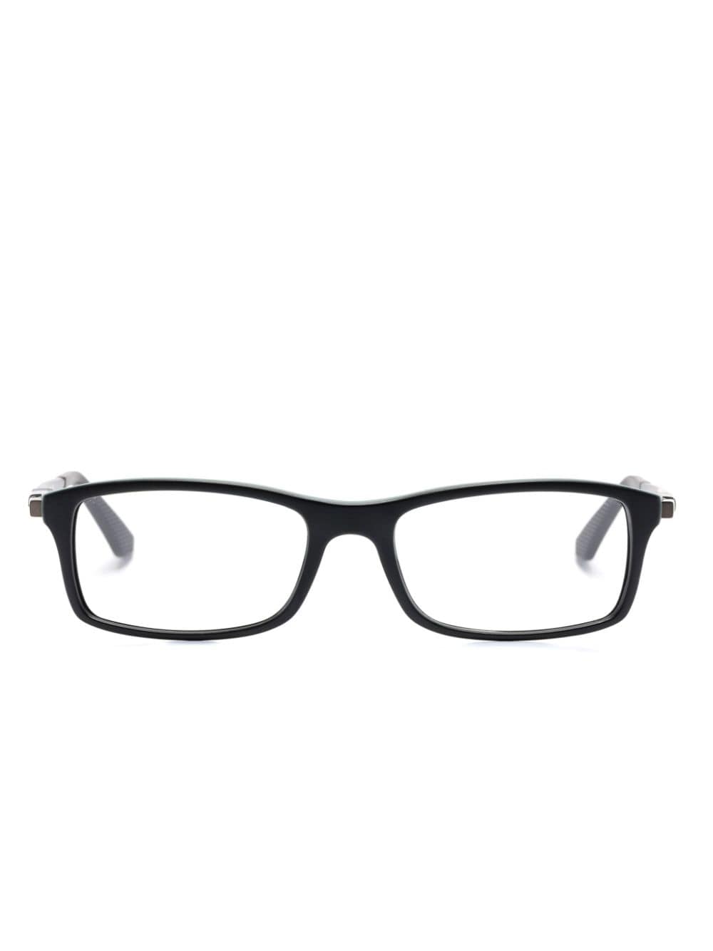 Ray-Ban rectangle-frame glasses - Grey von Ray-Ban