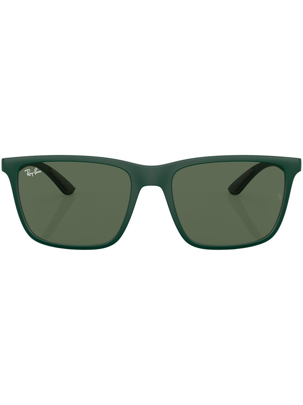 Ray-Ban rectangle-frame tinted-lens sunglasses - Green von Ray-Ban