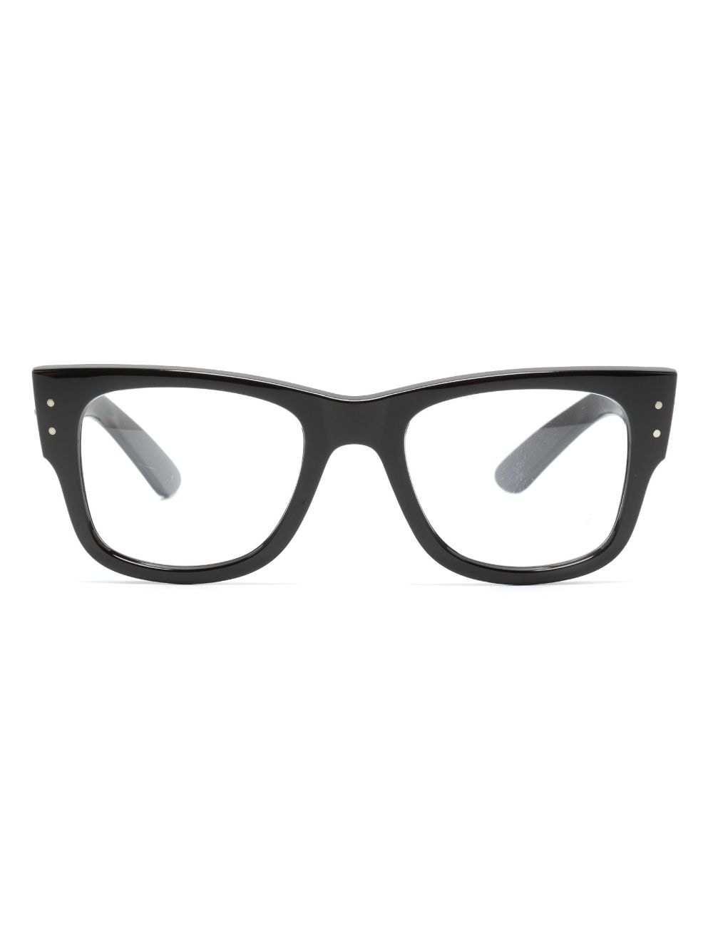 Ray-Ban rectangle-frame tortoiseshell-effect glasses - Black von Ray-Ban