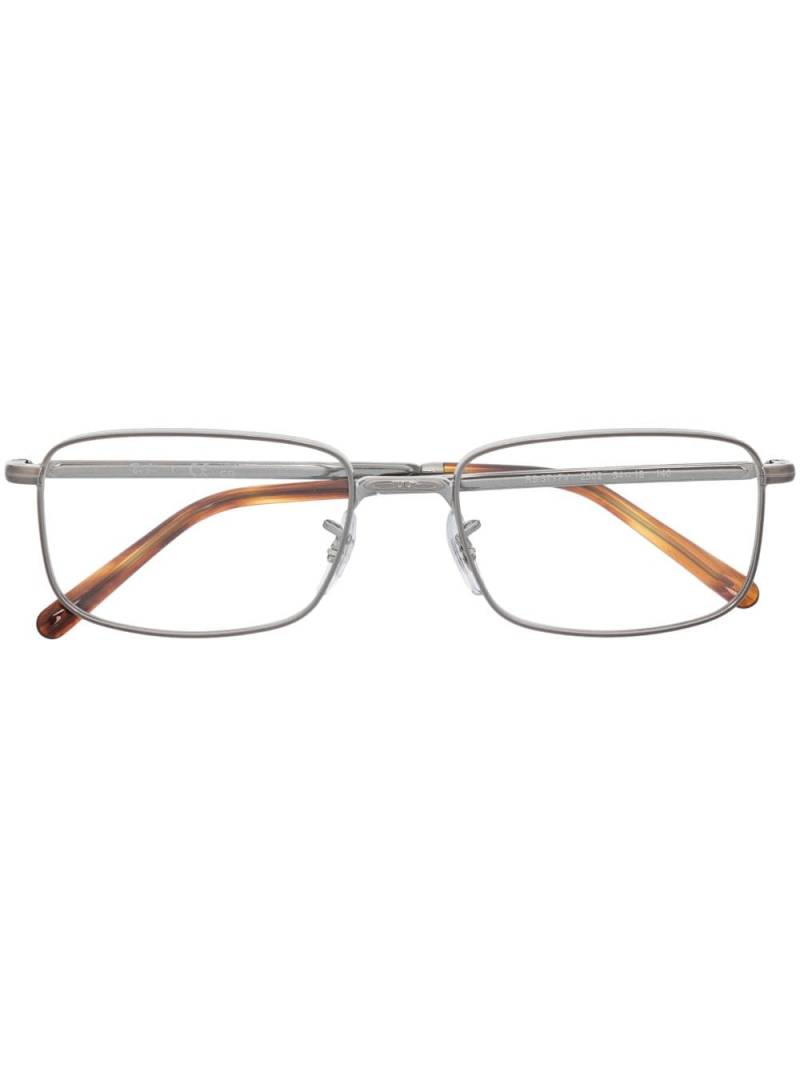 Ray-Ban rectangular-frame straight-arms glasses - Grey von Ray-Ban