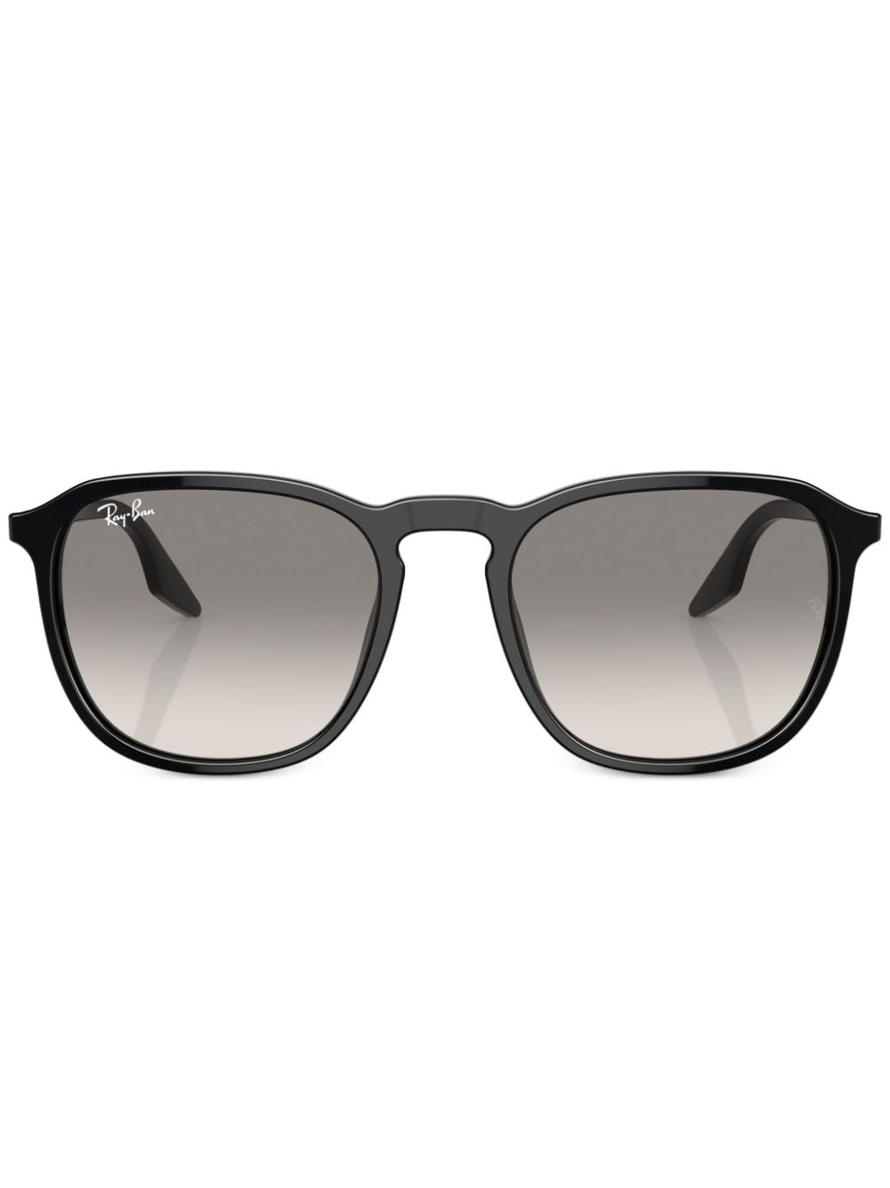 Ray-Ban round-frame acetate sunglasses - Black von Ray-Ban