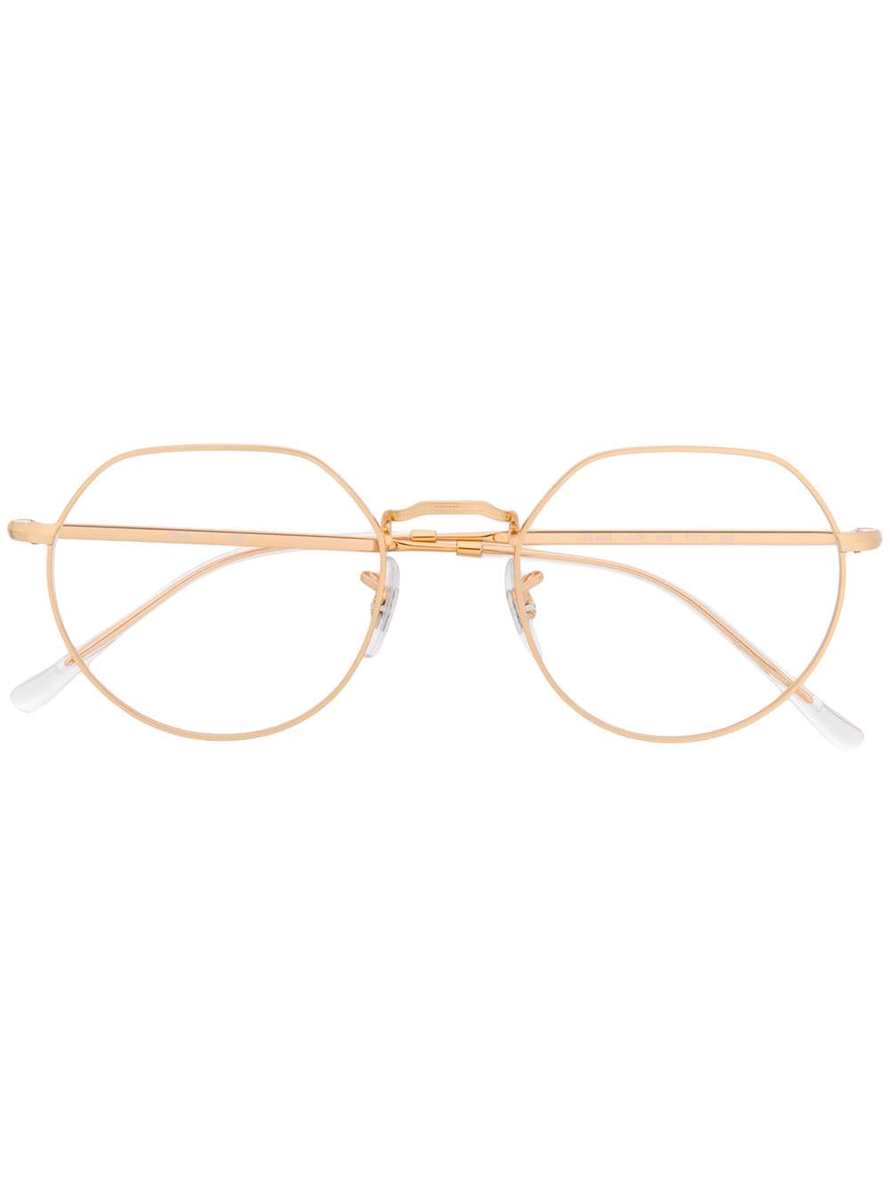 Ray-Ban round frame glasses - Gold von Ray-Ban