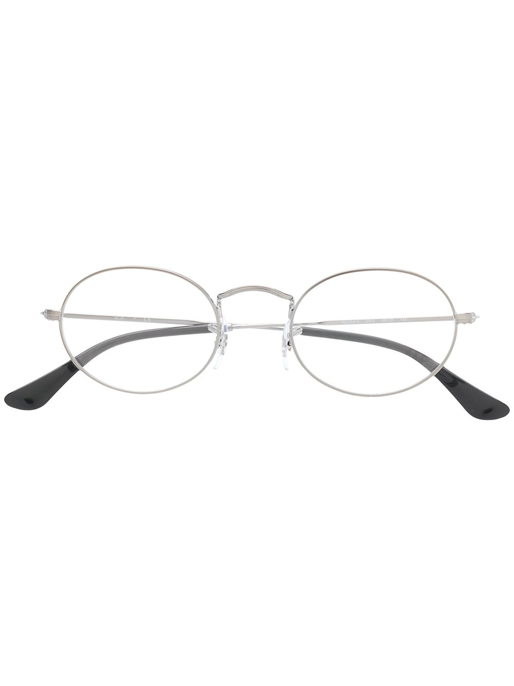 Ray-Ban round frame glasses - Silver von Ray-Ban