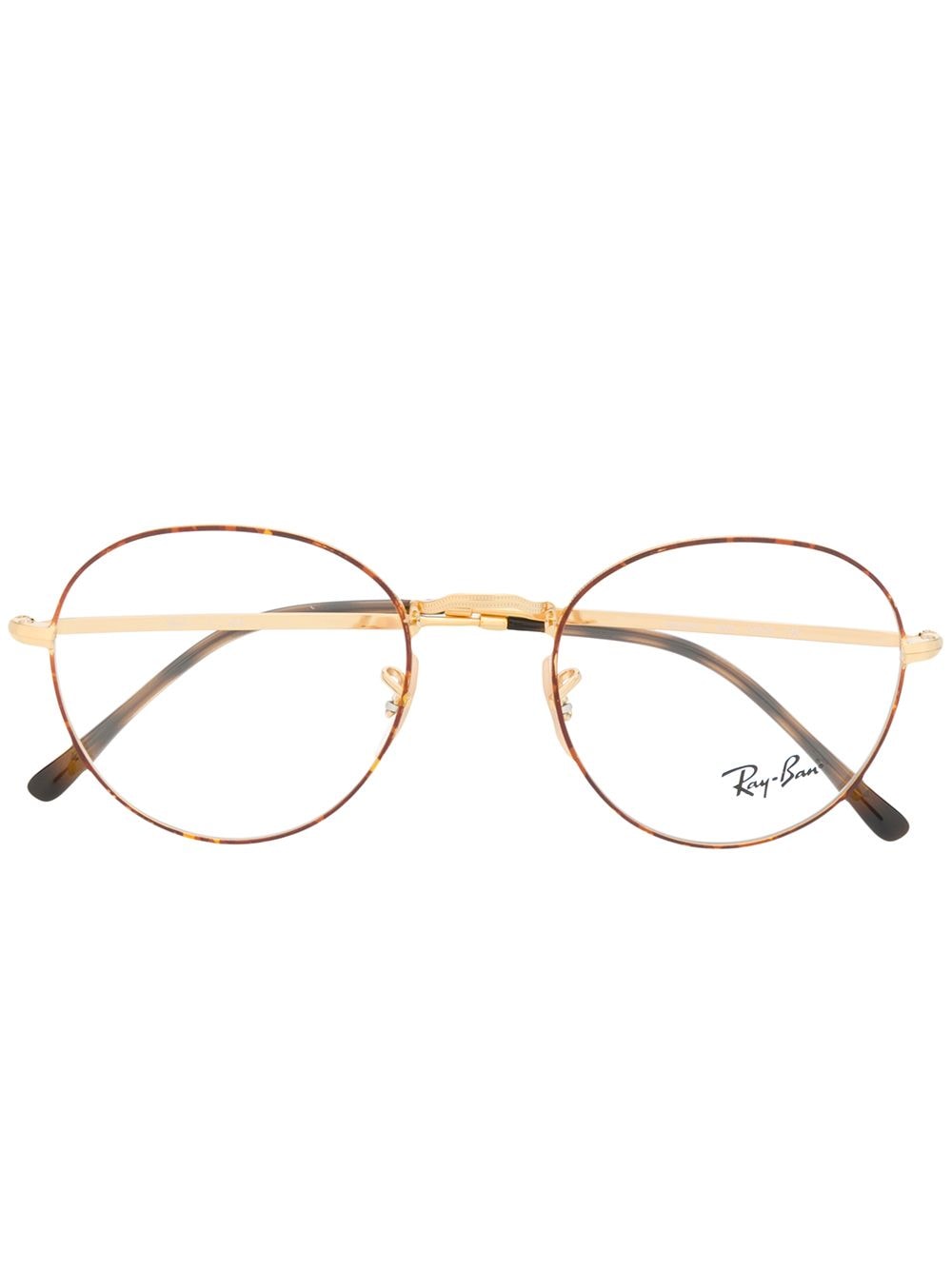 Ray-Ban round framed glasses - Gold von Ray-Ban