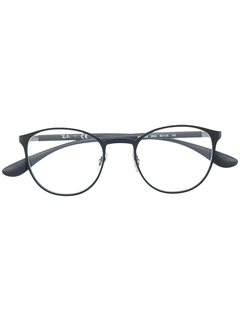 Ray-Ban round shaped glasses - Black von Ray-Ban
