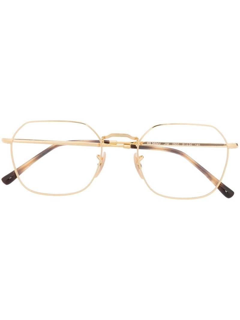 Ray-Ban square-frame optical glasses - Gold von Ray-Ban