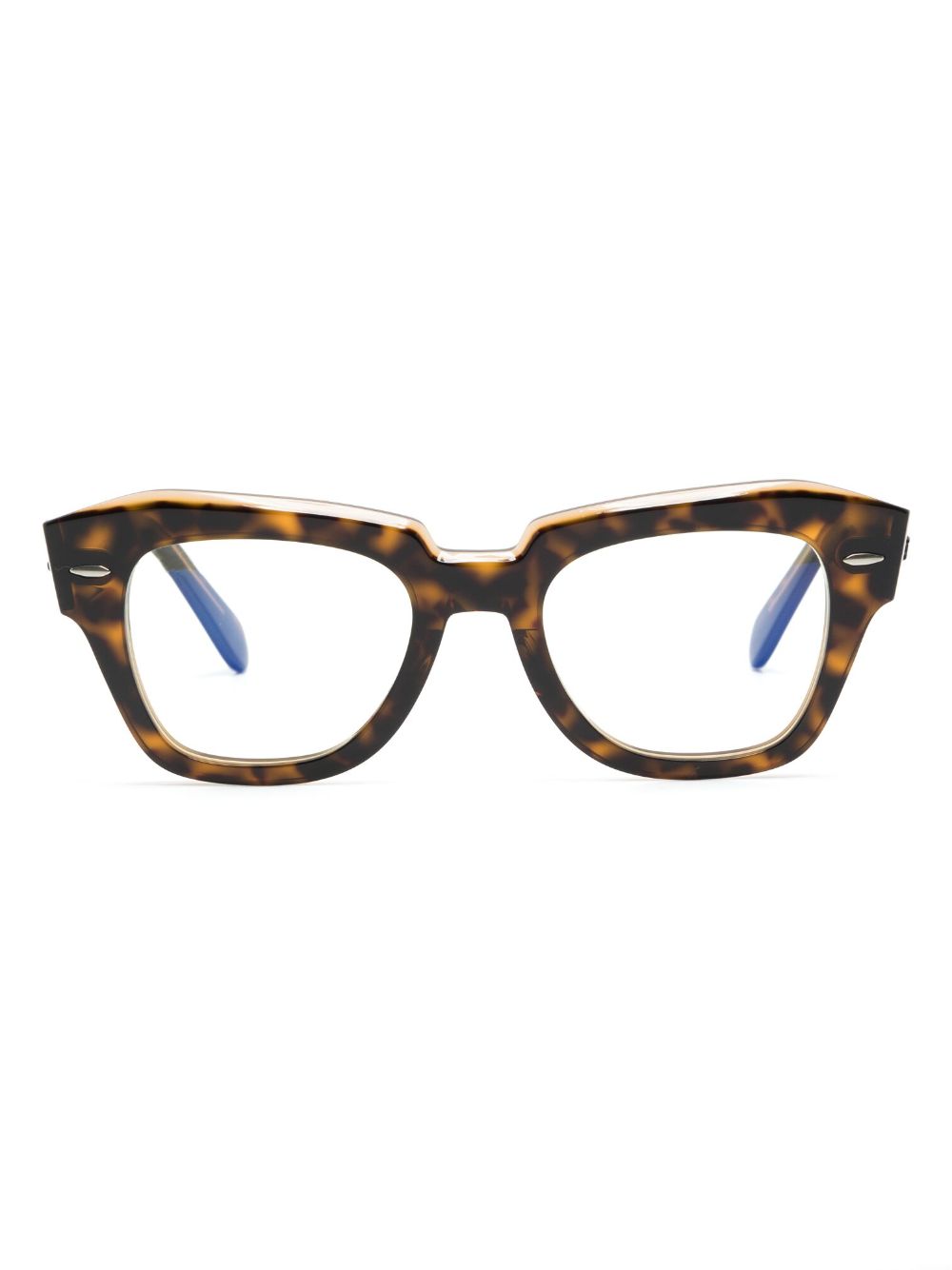 Ray-Ban tortoiseshell-effect cat-eye frame glasses - Brown von Ray-Ban