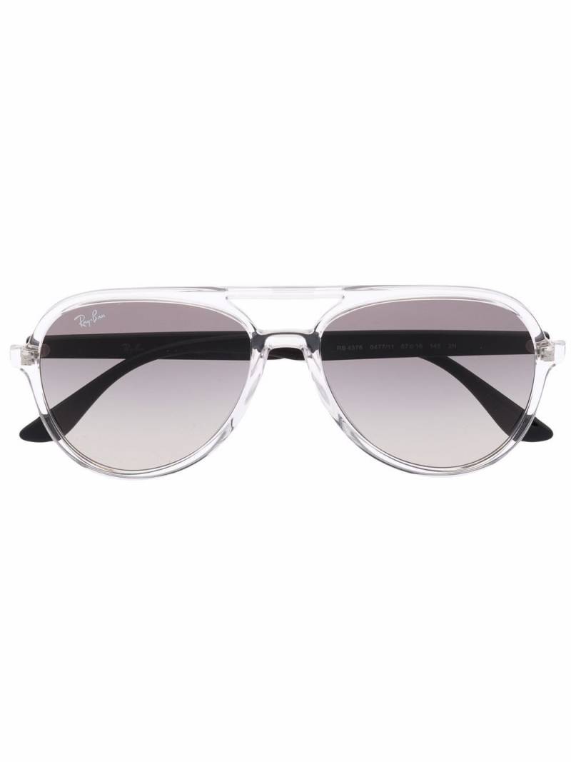 Ray-Ban transparent aviator sunglasses - Neutrals von Ray-Ban