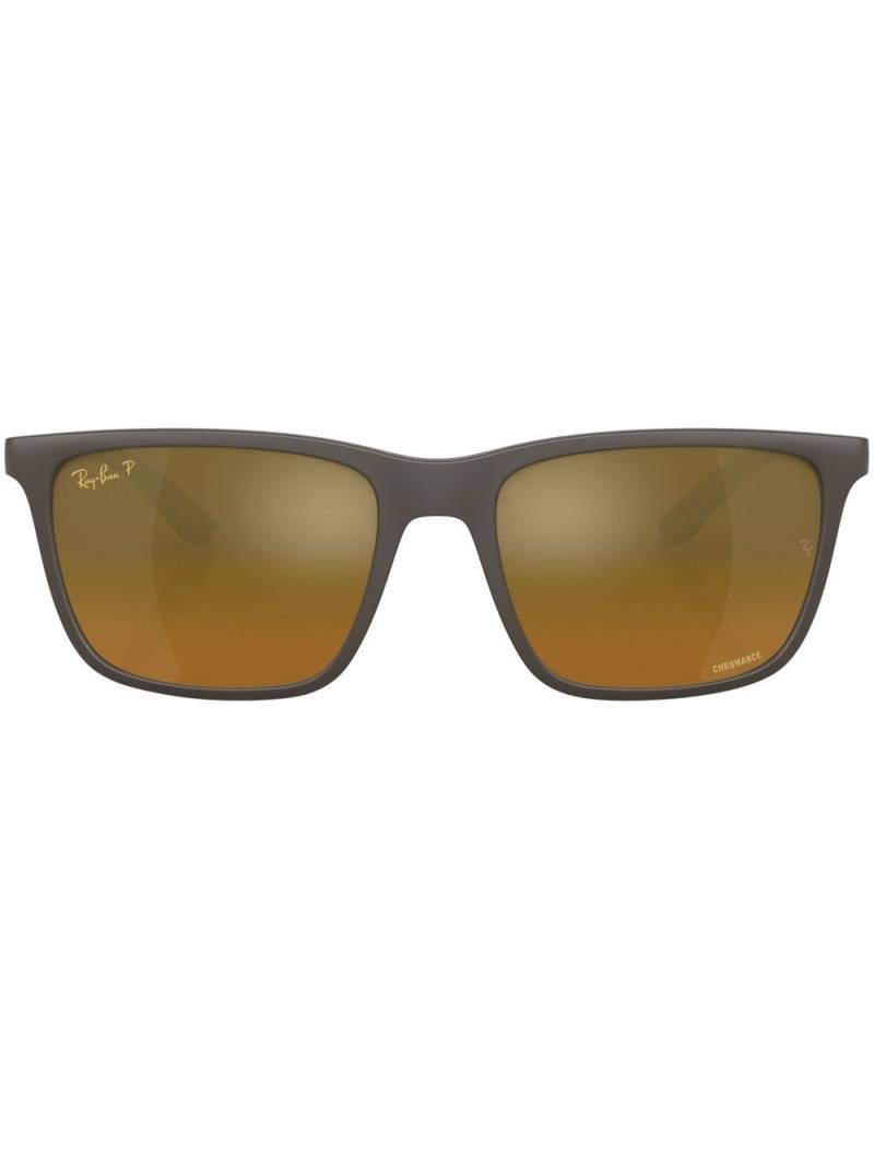 Ray-Ban wayfarer-frame sunglasses - Brown von Ray-Ban