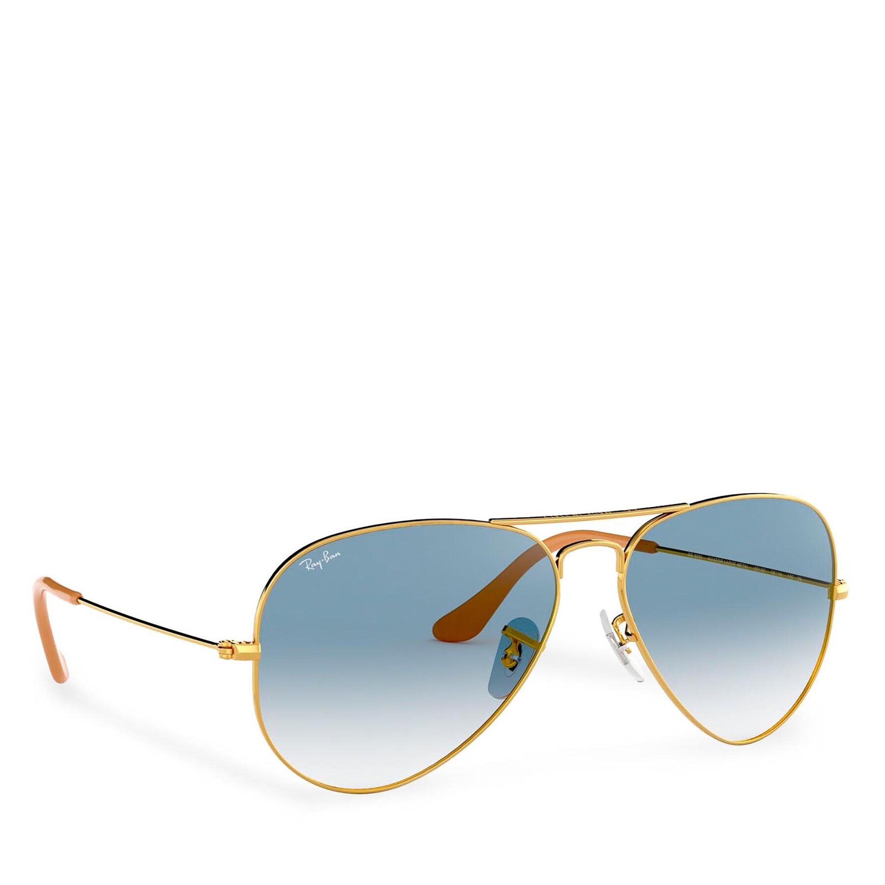 Sonnenbrillen Ray-Ban Aviator Large Metal 0RB3025 001/3F Gold/Light Blue Gradient von Ray-Ban