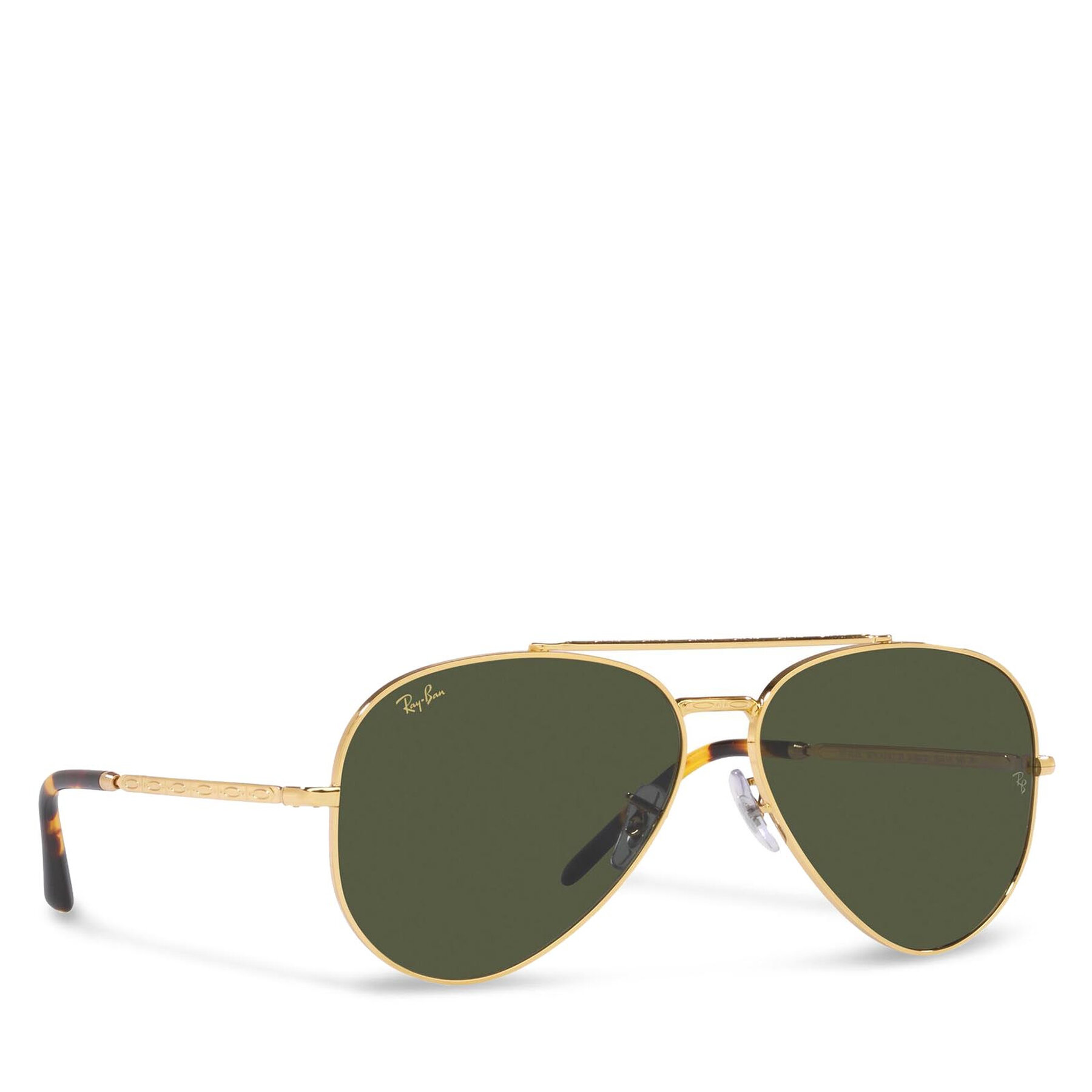 Sonnenbrillen Ray-Ban New Aviator 0RB3625 919631 Legend Gold/Green von Ray-Ban