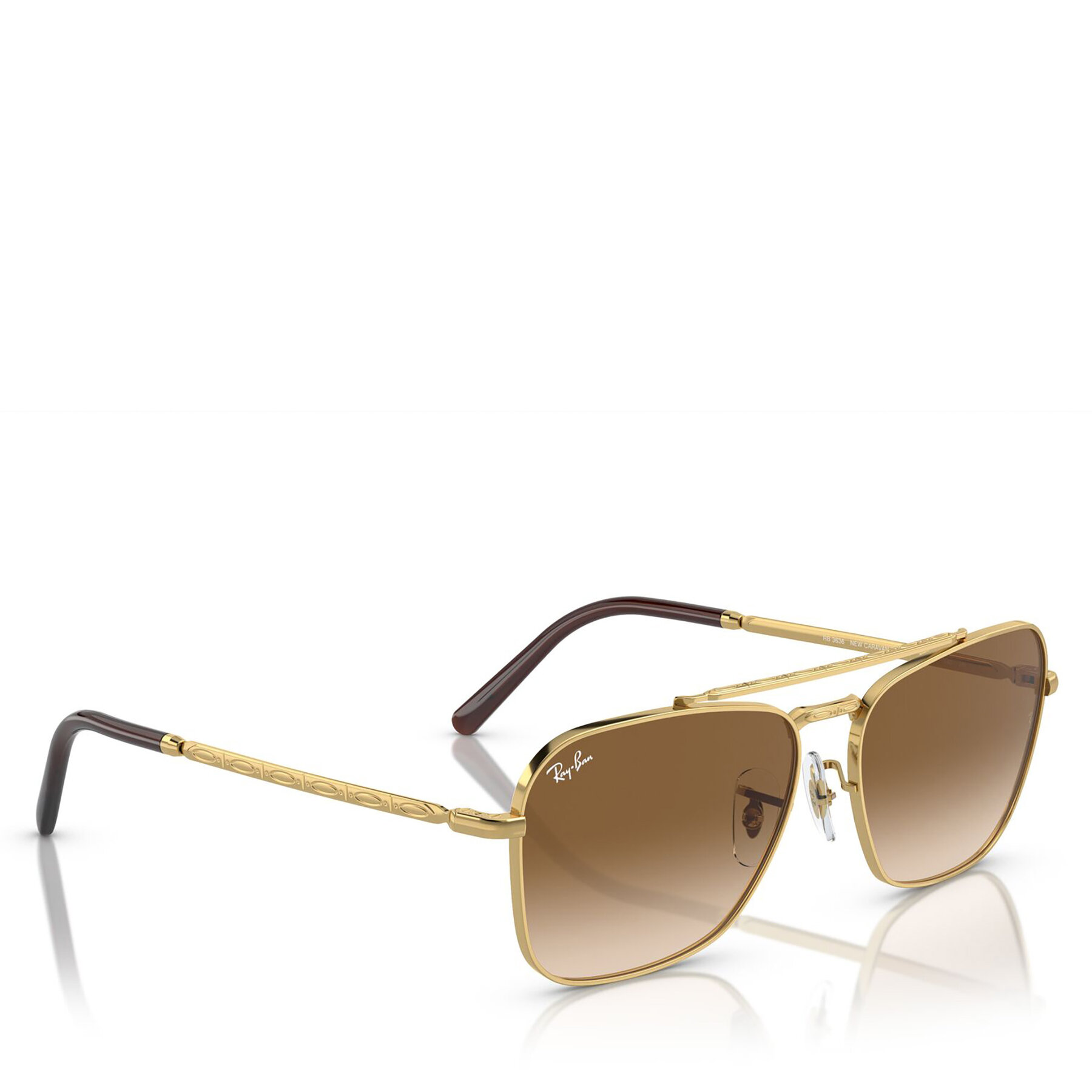 Sonnenbrillen Ray-Ban New Caravan 0RB3636 001/51 Goldfarben von Ray-Ban