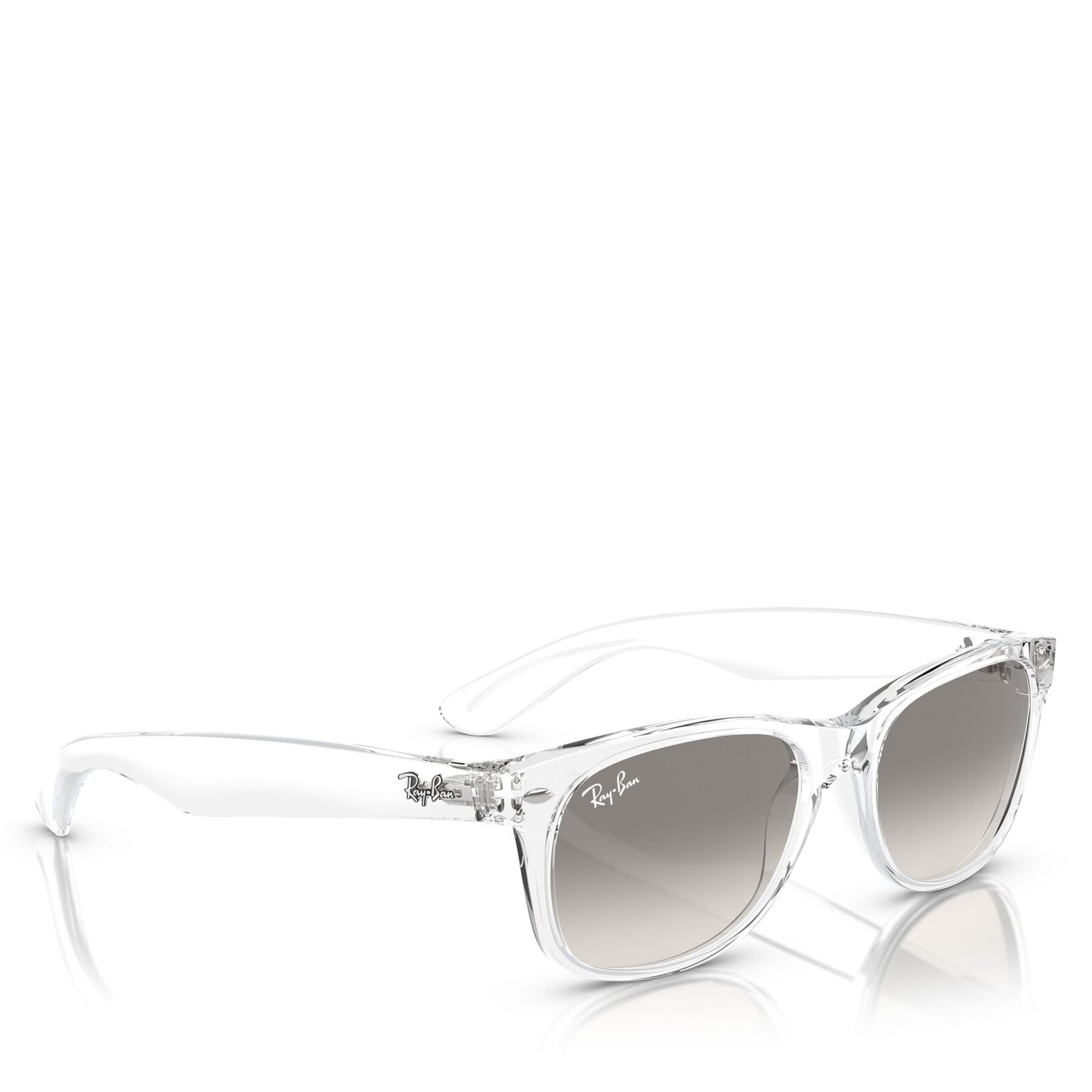 Sonnenbrillen Ray-Ban New Wayfarer 0RB2132 677432 Transparent/Clear Gradient Grey von Ray-Ban