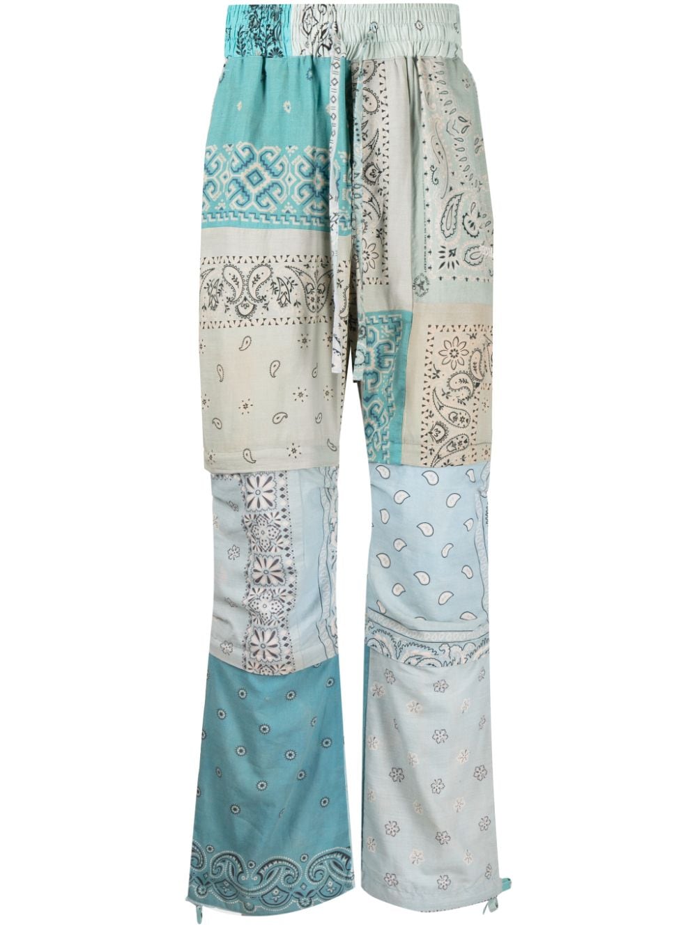 Readymade bandana-print straight trousers - Blue von Readymade