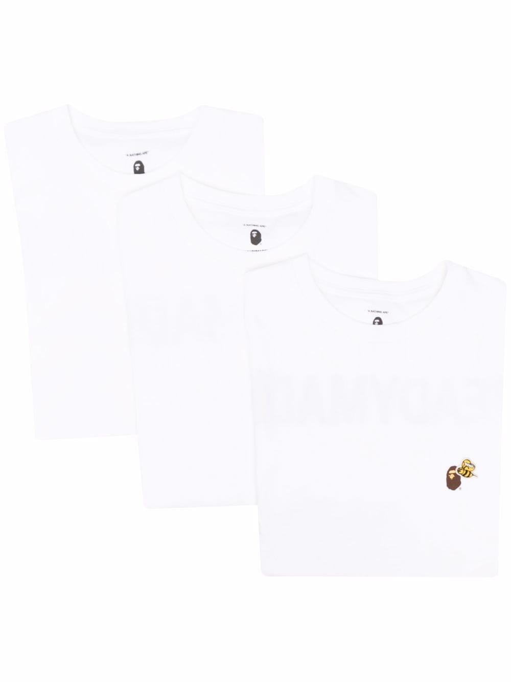 Readymade bee patch T-shirt - White von Readymade