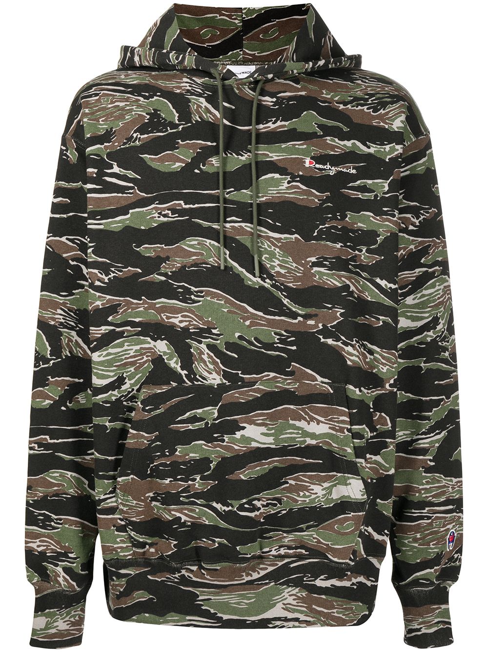 Readymade camouflage-print long-sleeve hoodie - Green von Readymade