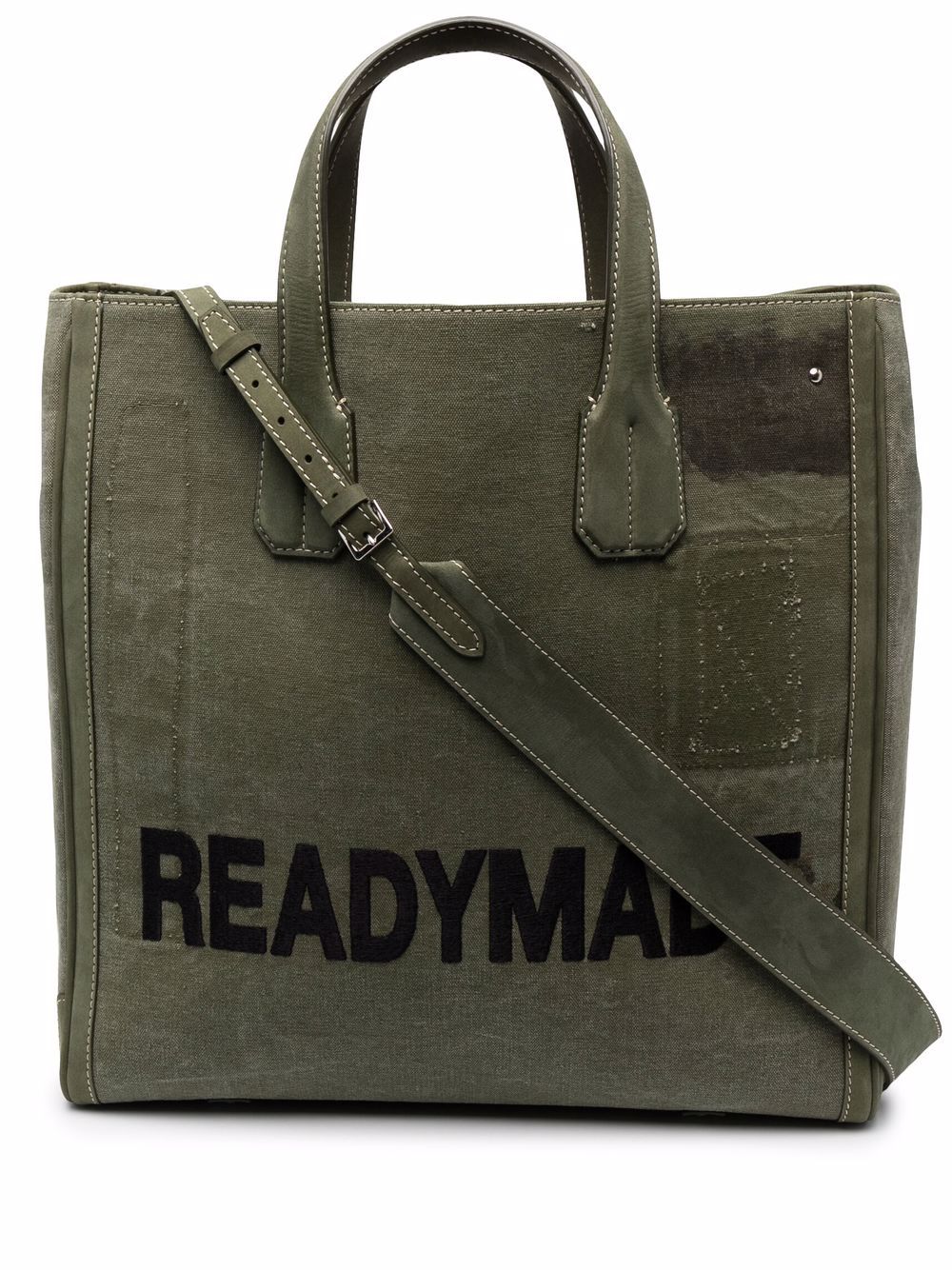 Readymade large logo tote bag - Green von Readymade