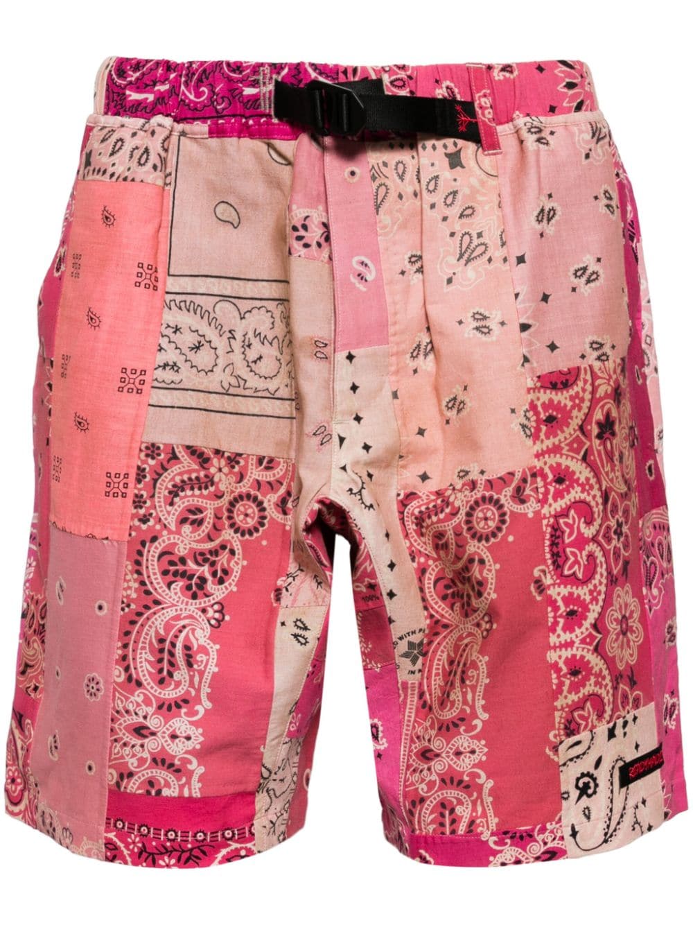 Readymade patchwork bandana-print cotton shorts - Pink von Readymade