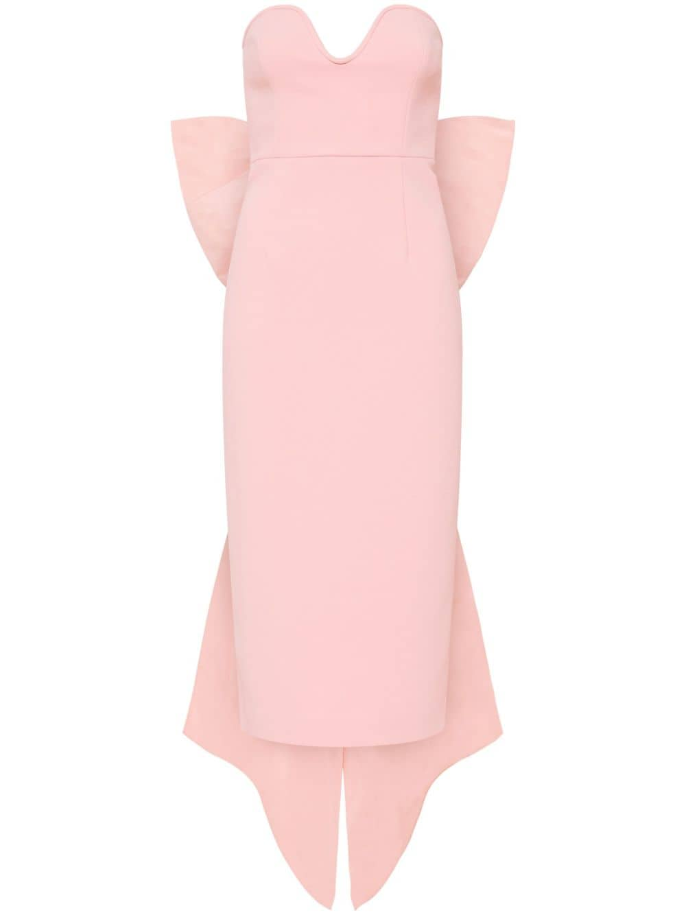 Rebecca Vallance Annabelle strapless midi dress - Pink von Rebecca Vallance