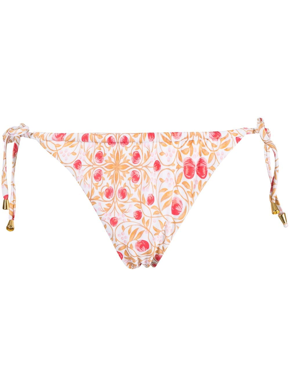 Rebecca Vallance Catania floral-print bikini briefs - White von Rebecca Vallance