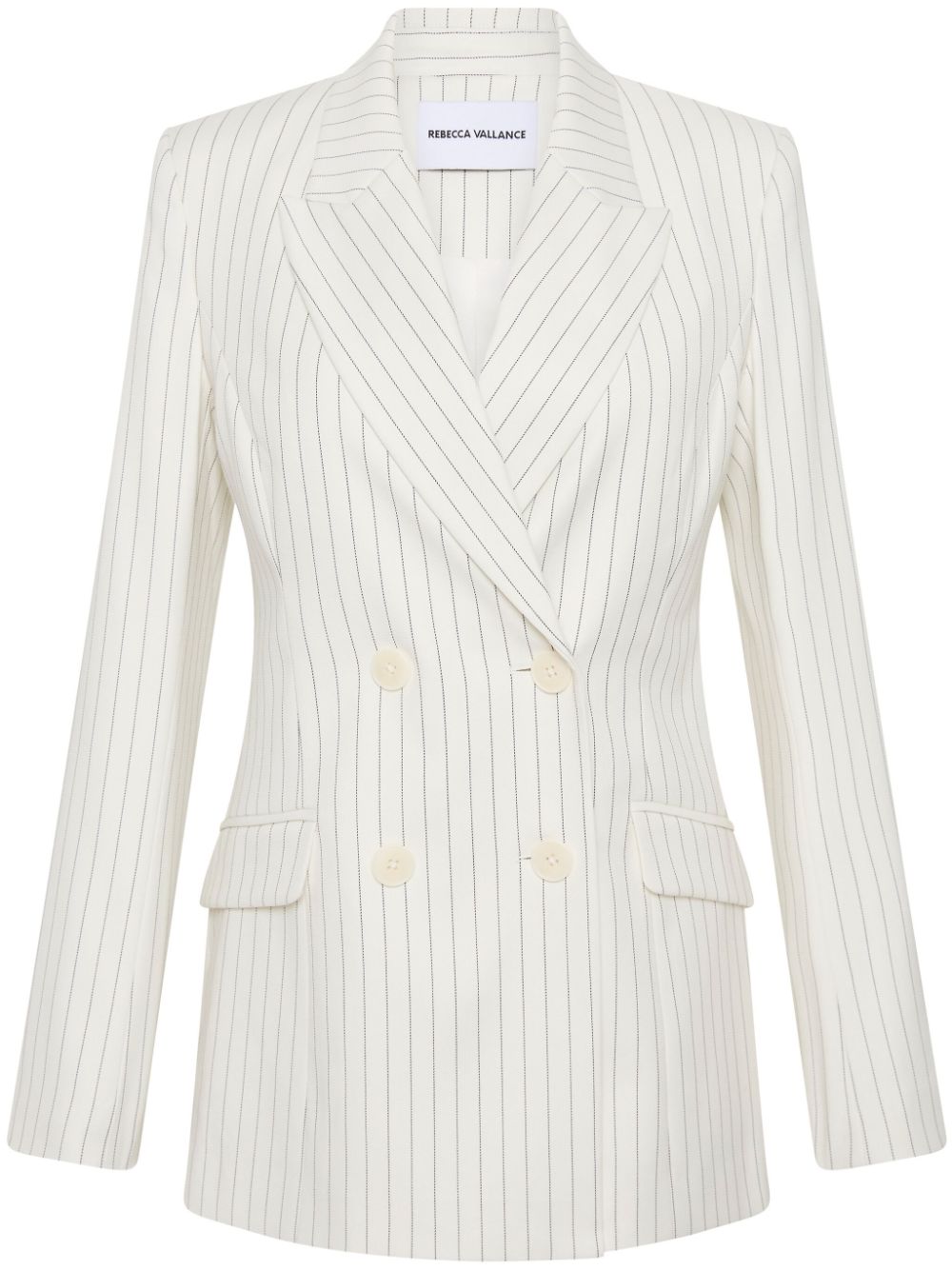 Rebecca Vallance Cedric pinstripe blazer - White von Rebecca Vallance