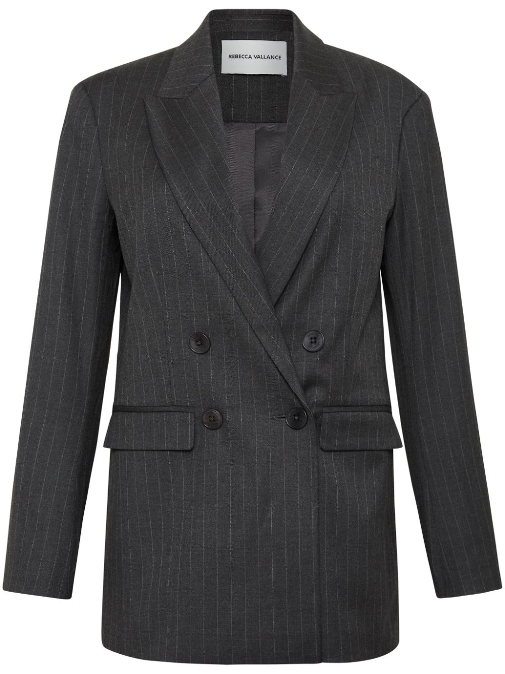 Rebecca Vallance Gilles pinstripe-pattern blazer - Black von Rebecca Vallance