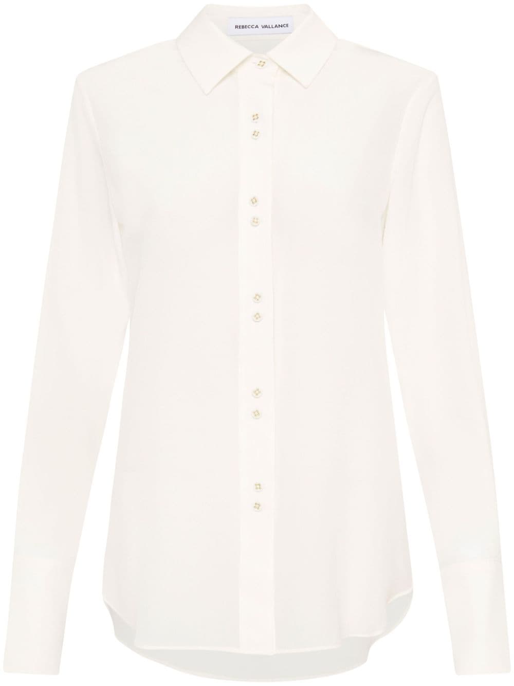 Rebecca Vallance Pascal long-sleeve shirt - White von Rebecca Vallance