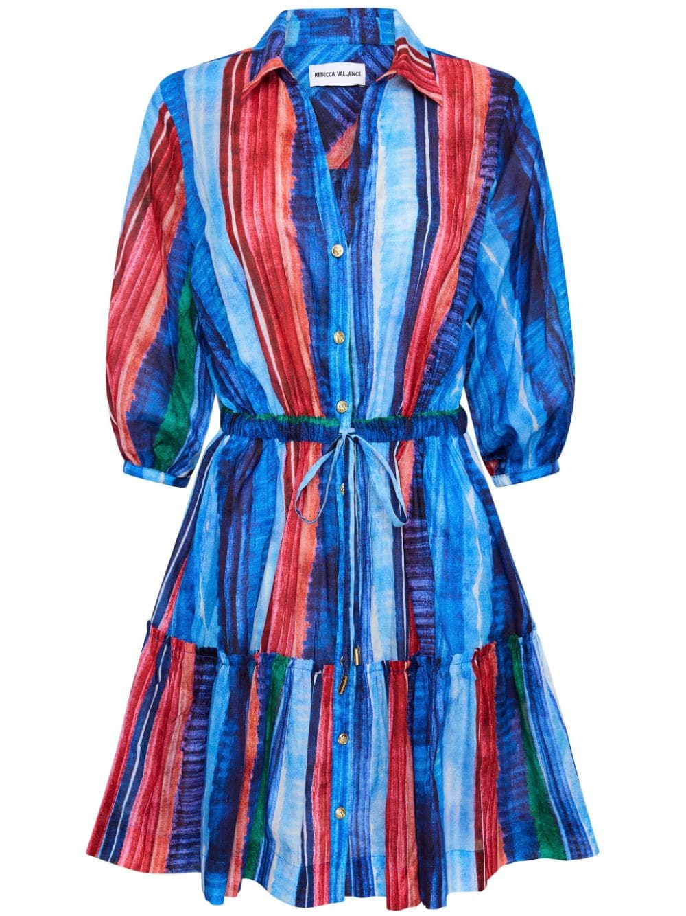 Rebecca Vallance Rimini striped minidress - Blue von Rebecca Vallance